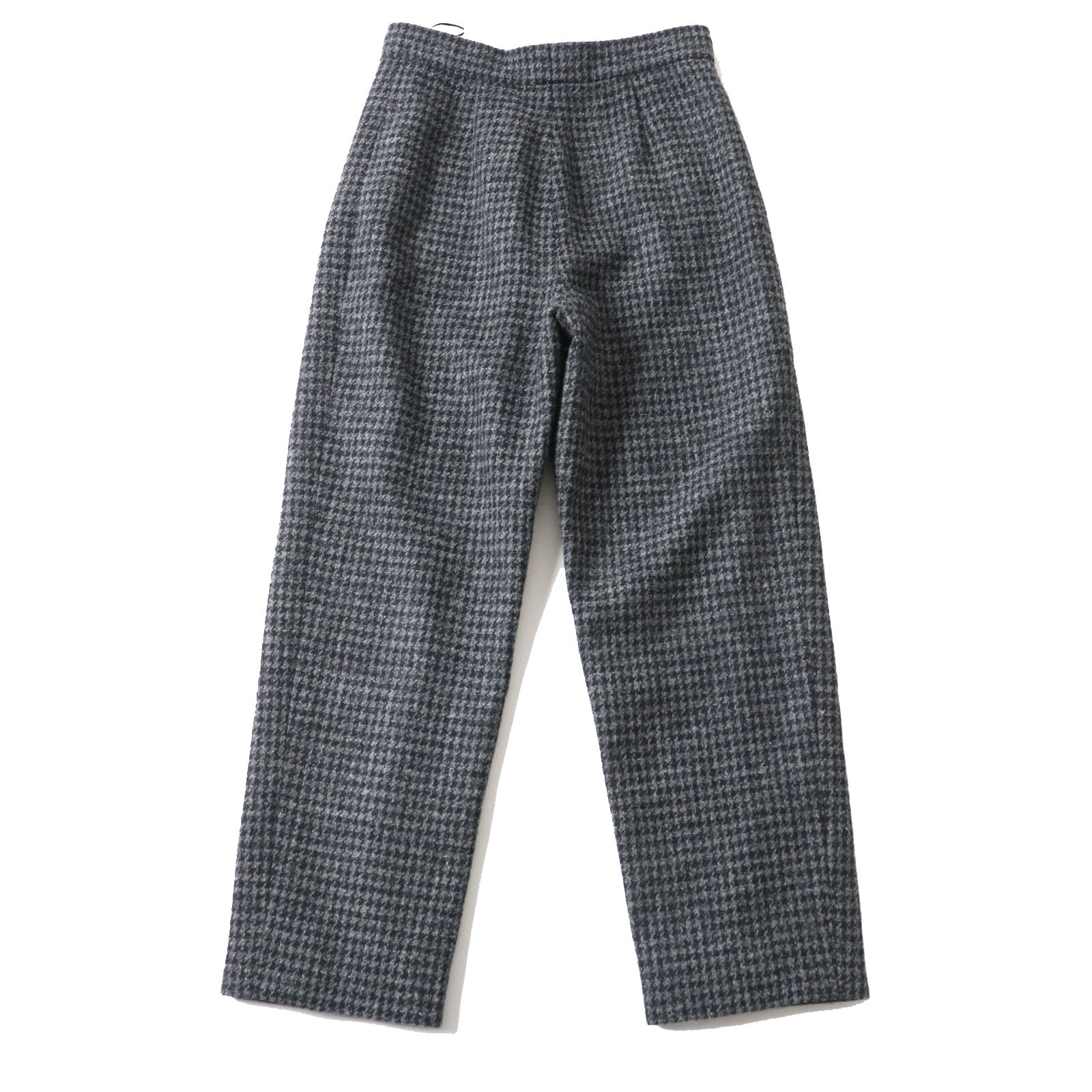 Top Quality Chanel Wool Tweed Pants COCO Mark Gray 36