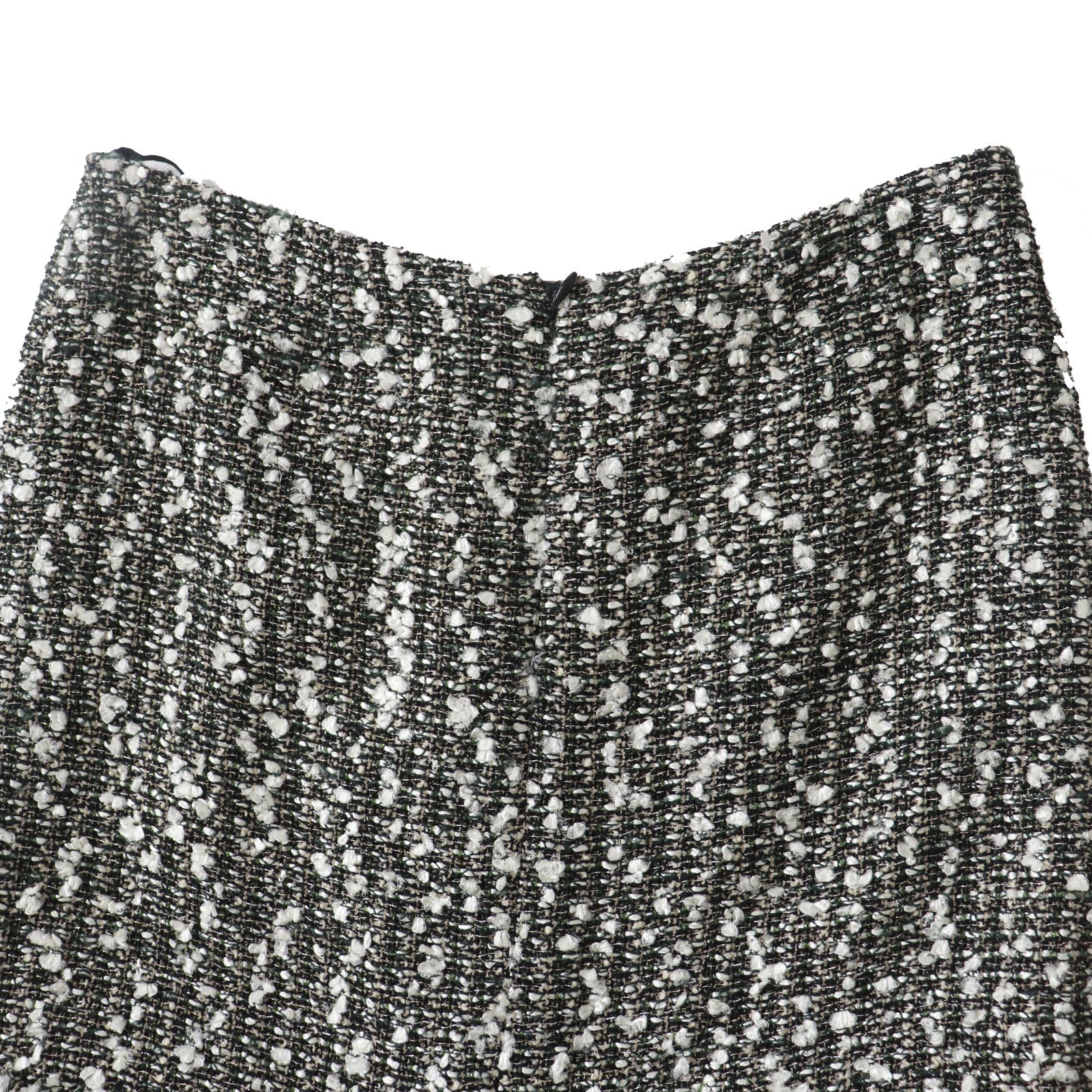 Top Quality Chanel Tweed Skirt with COCO Mark. Multi. Size 38