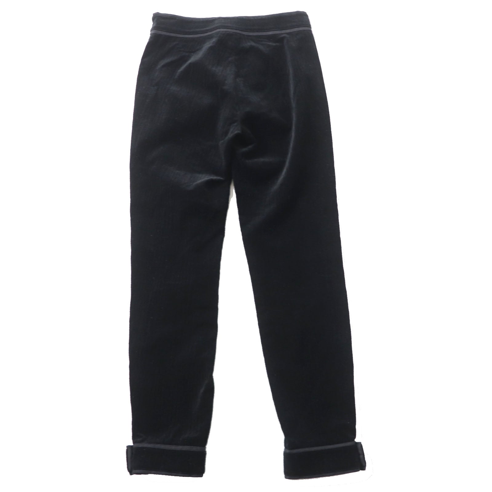 Top Quality Chanel Velour Pants Black 34 Women