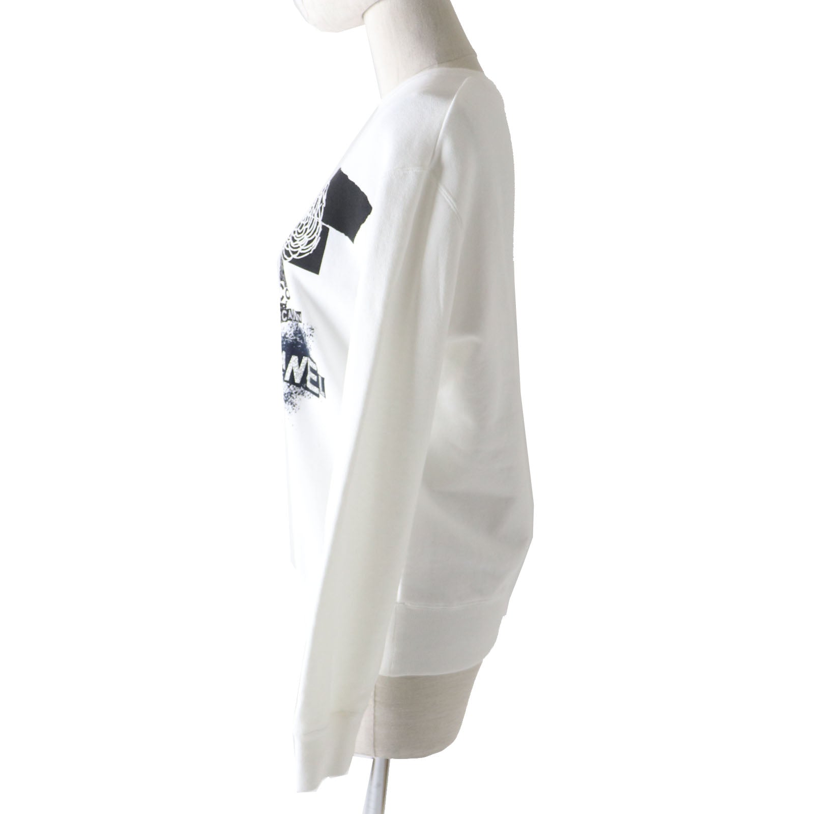 Top Quality Chanel Graphic Logo Sweatshirt Cotton XS