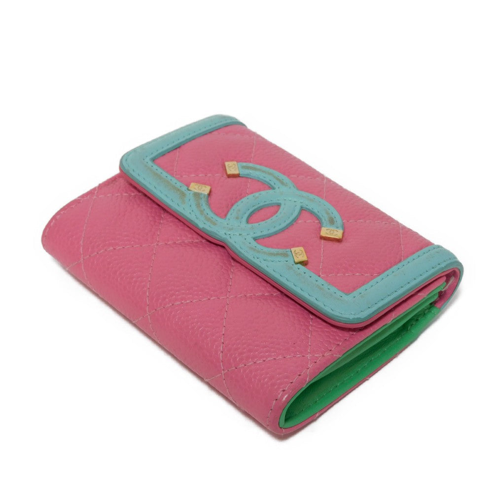 Top Quality Chanel CC Filigree Card Holder