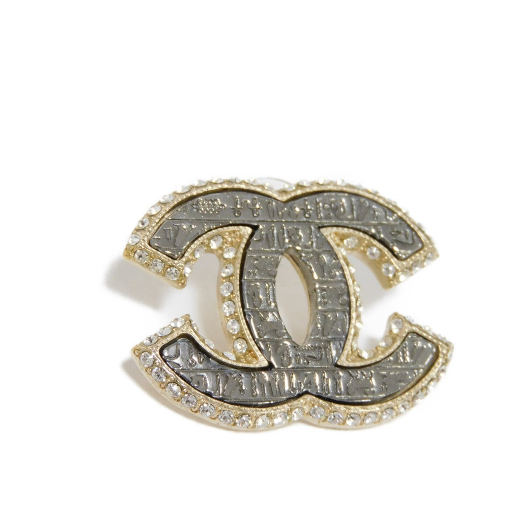 Top Quality Chanel Crystal Coco Mark Earrings
