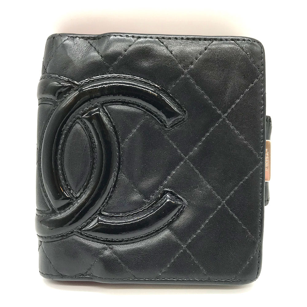 Top Quality Chanel Cambon Ligne Wallet Leather Short Wallet in New Condition