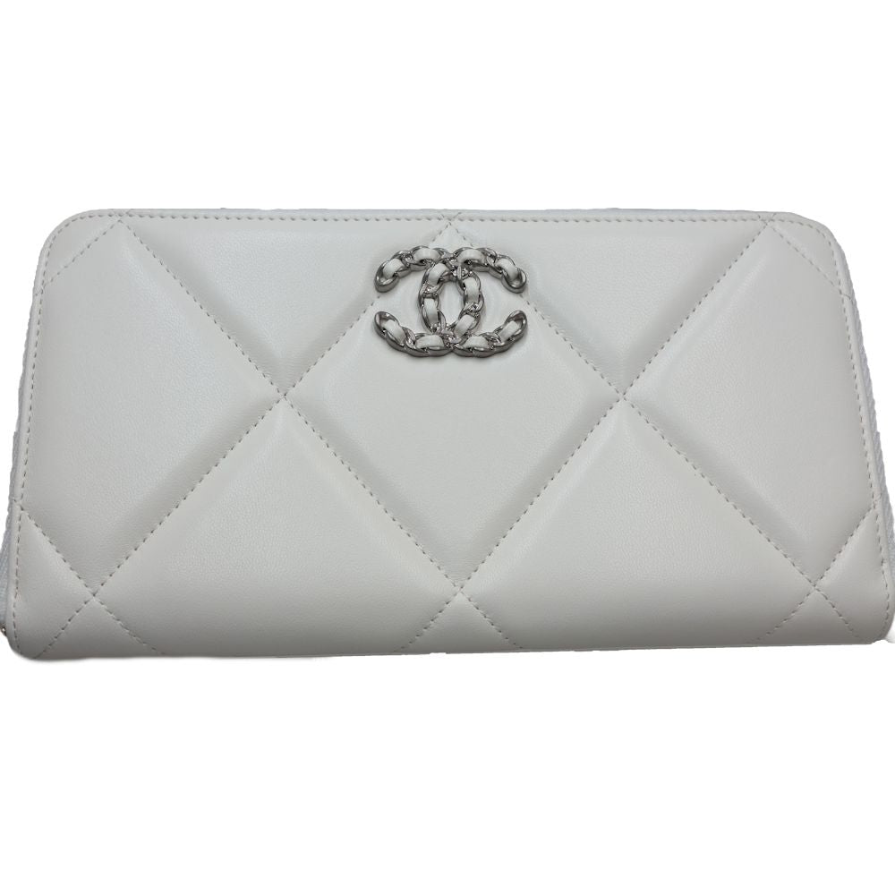 Top Quality Chanel Leather Matelasse CC Mark Long Wallet