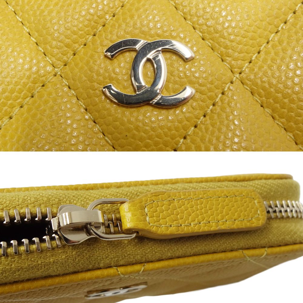 Top Quality Chanel Caviar Skin Classic Zip Coin Purse AP0216