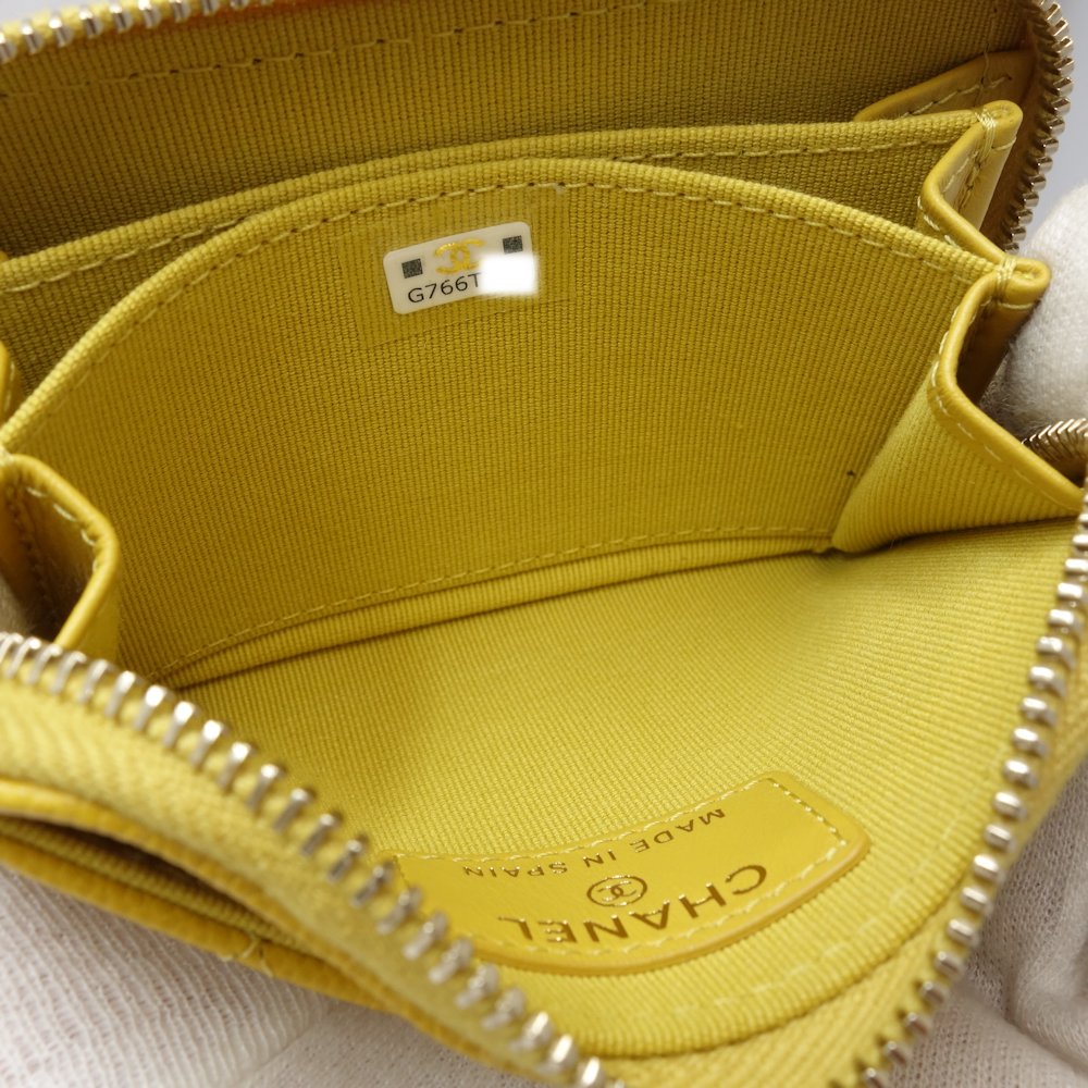 Top Quality Chanel Caviar Skin Classic Zip Coin Purse AP0216