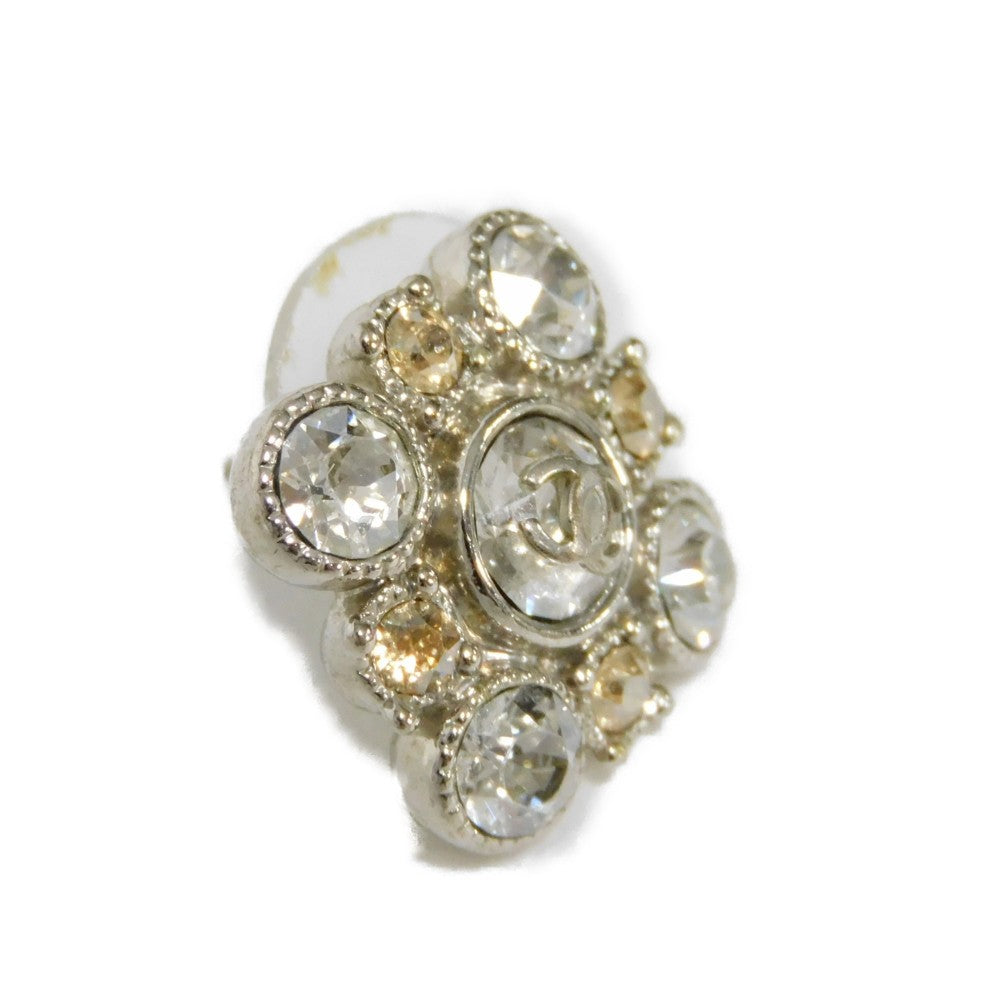Top Quality Chanel Crystal Flower Coco Mark Earrings A37285