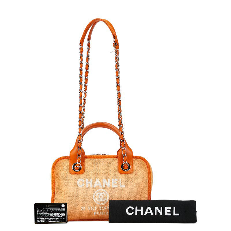Top Quality Chanel Canvas Leather Coco Mark Logo Handbag