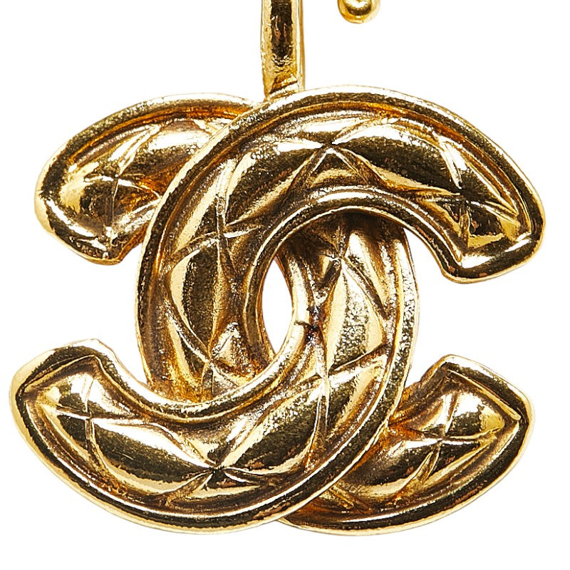 Top Quality Chanel Matelasse Coco Mark Necklace Gold
