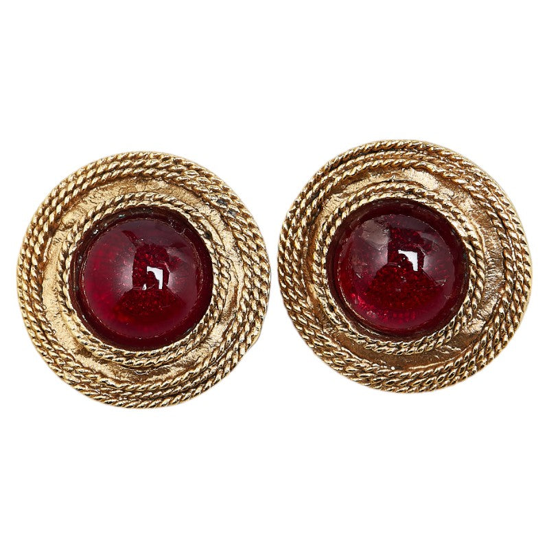 Top Quality Chanel Vintage Gold Plated Earrings