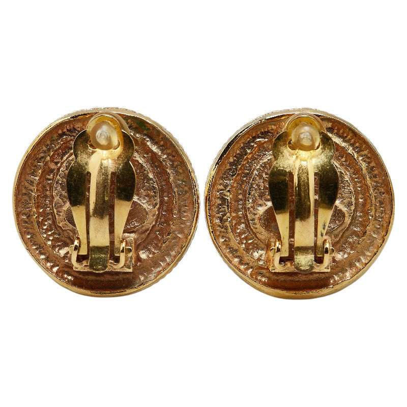 Top Quality Chanel Vintage Gold Plated Earrings