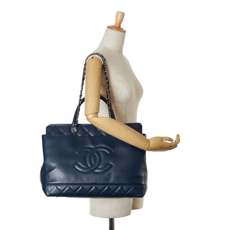 Top Quality Chanel Caviar Matelasse Coco Mark 2WAY Handbag
