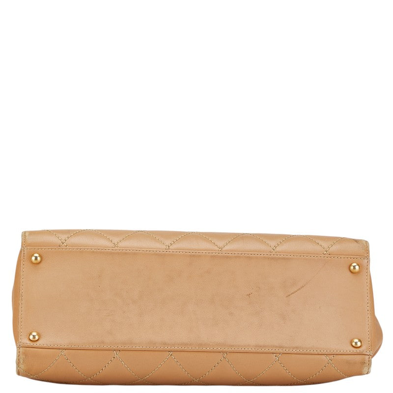 Top Quality Chanel Wild Stitch Coco Mark Tote Bag Beige