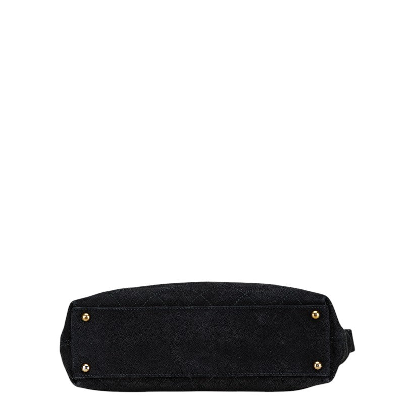 Top Quality Chanel Coco Mark Sweat Tote Bag Black