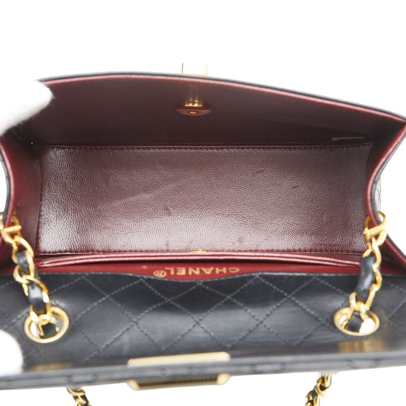 Top Quality Chanel Matelasse 2.55 Chain Shoulder Bag Black Gold