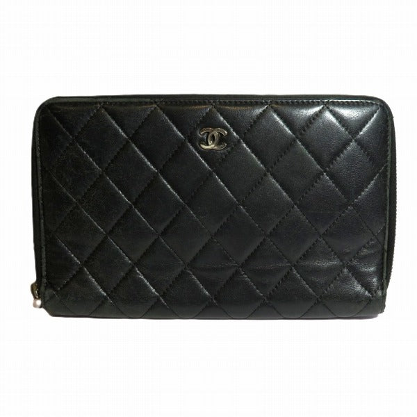 Top Quality Chanel Matelasse Organizer Zip Wallet
