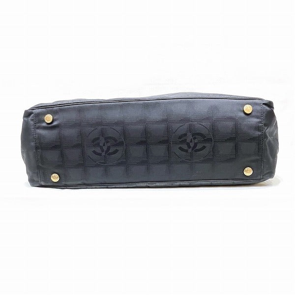 Top Quality Chanel Nylon Canvas Leather Tote GM A15825