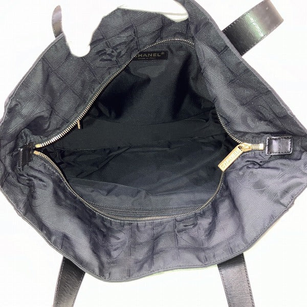 Top Quality Chanel Nylon Canvas Leather Tote GM A15825