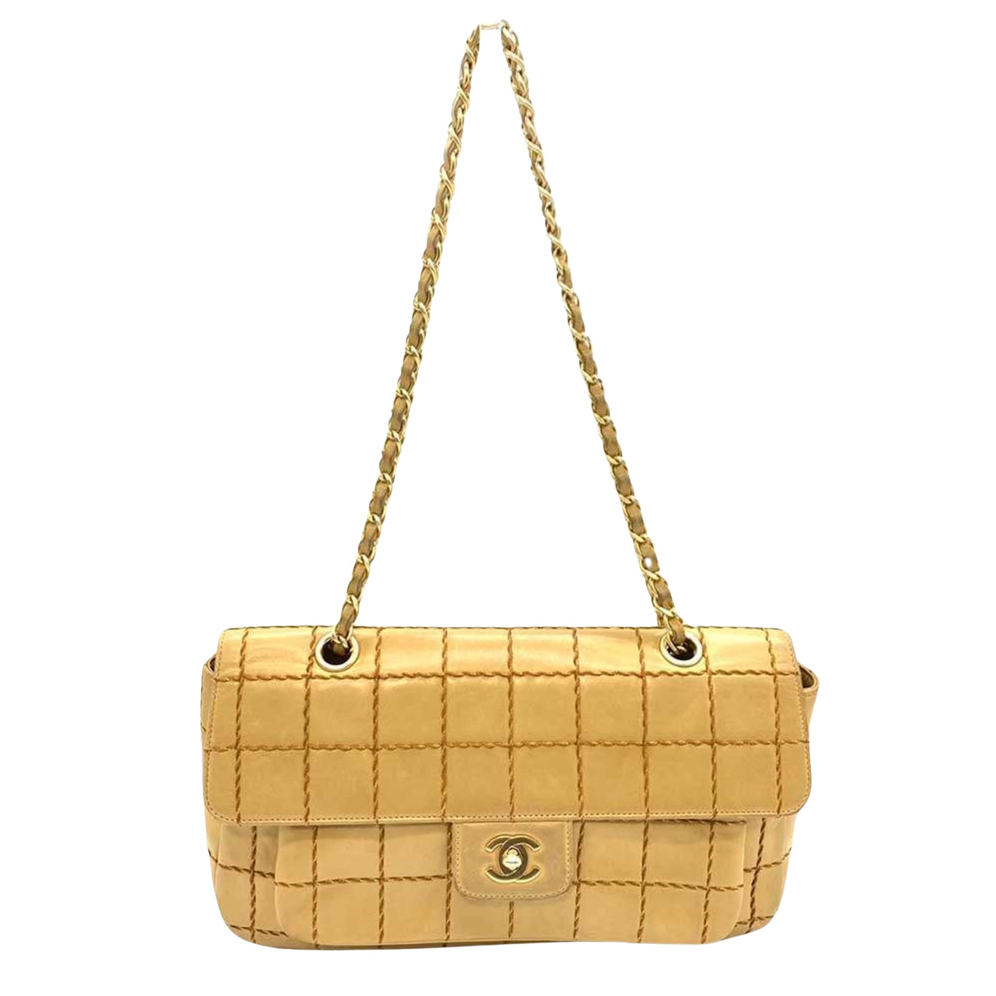Top Quality Chanel Chocolate bar Shoulder Bag