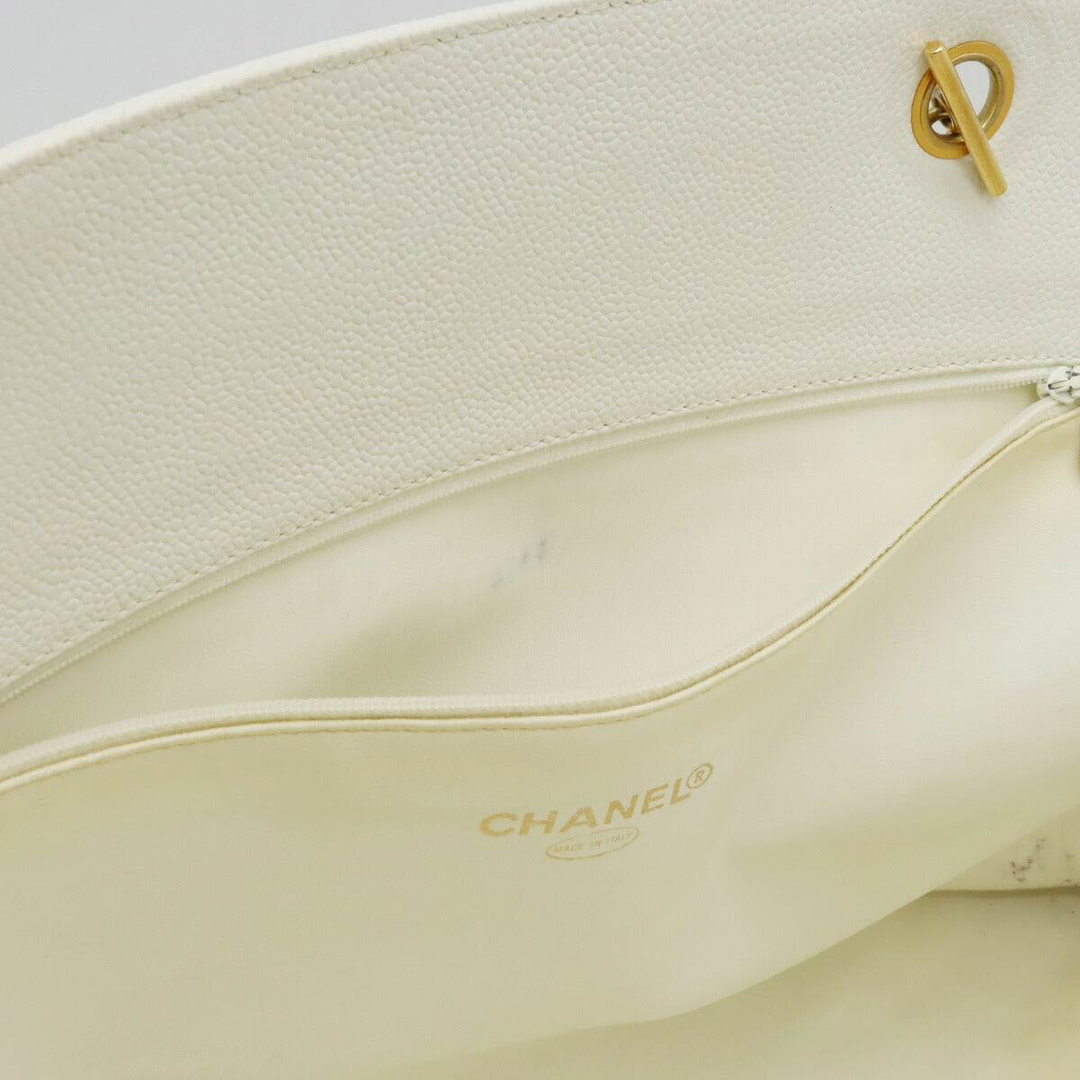 Top Quality Chanel Caviar Skin Coco Mark Chain Tote Bag