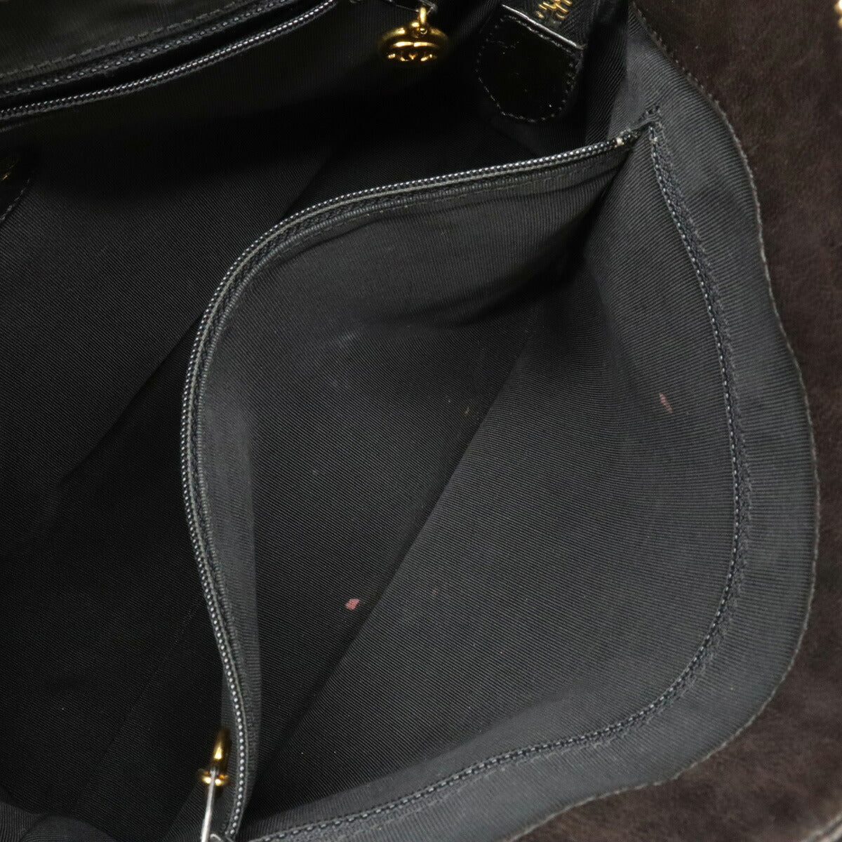 Top Quality Chanel Logo Patent Leather Tote Bag Black