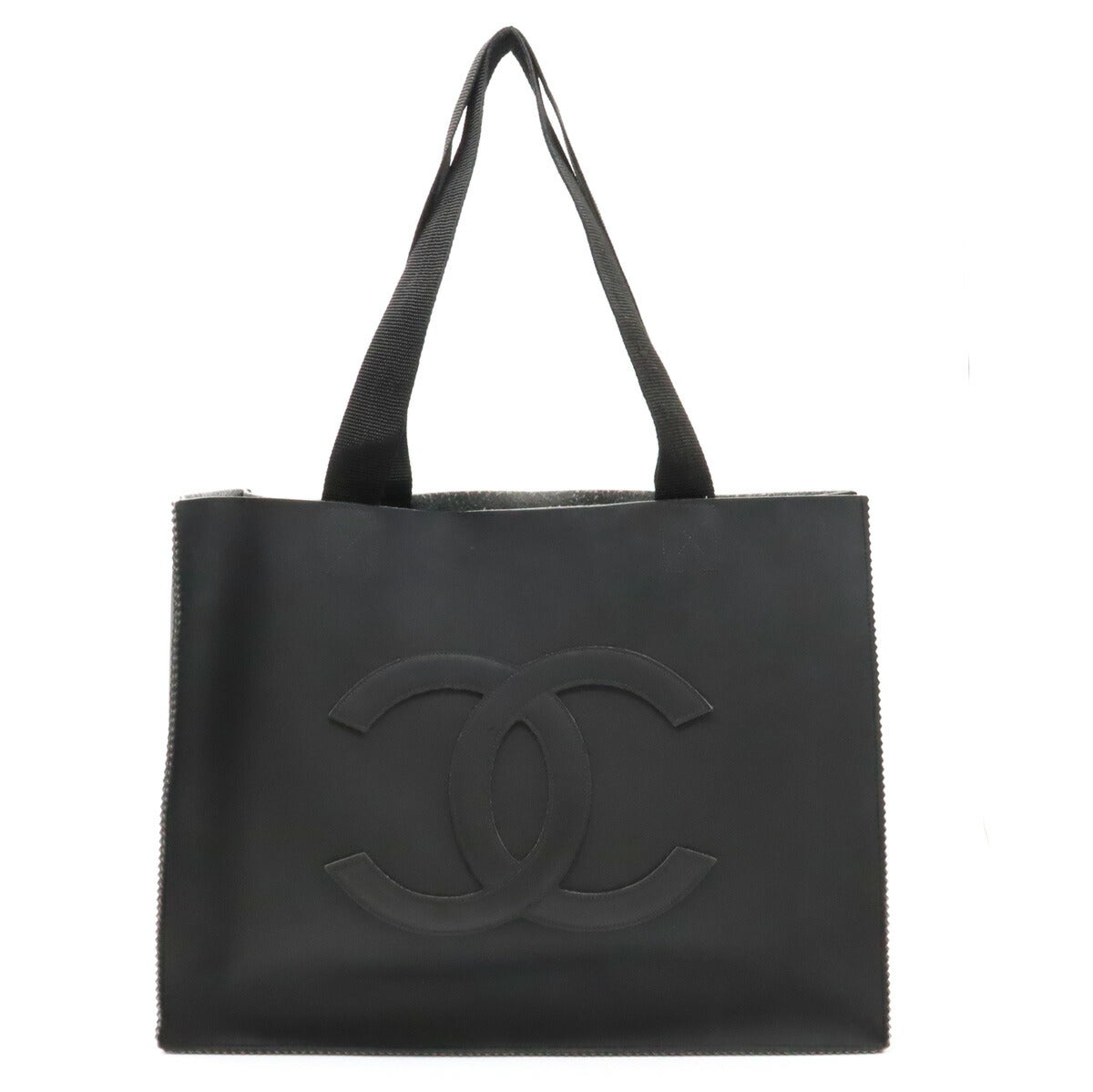 Top Quality Chanel Coco Mark Rubber Tote Bag