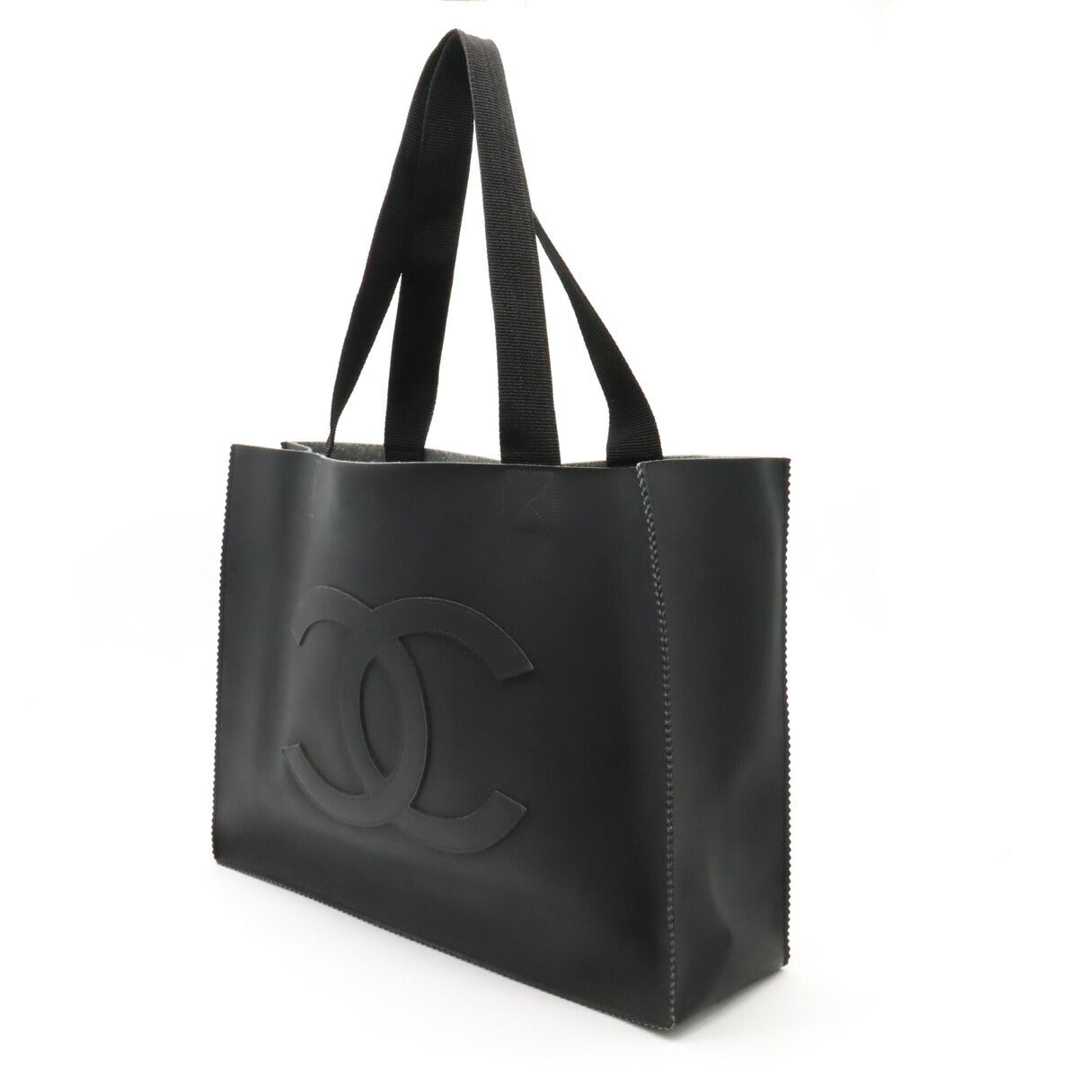 Top Quality Chanel Coco Mark Rubber Tote Bag
