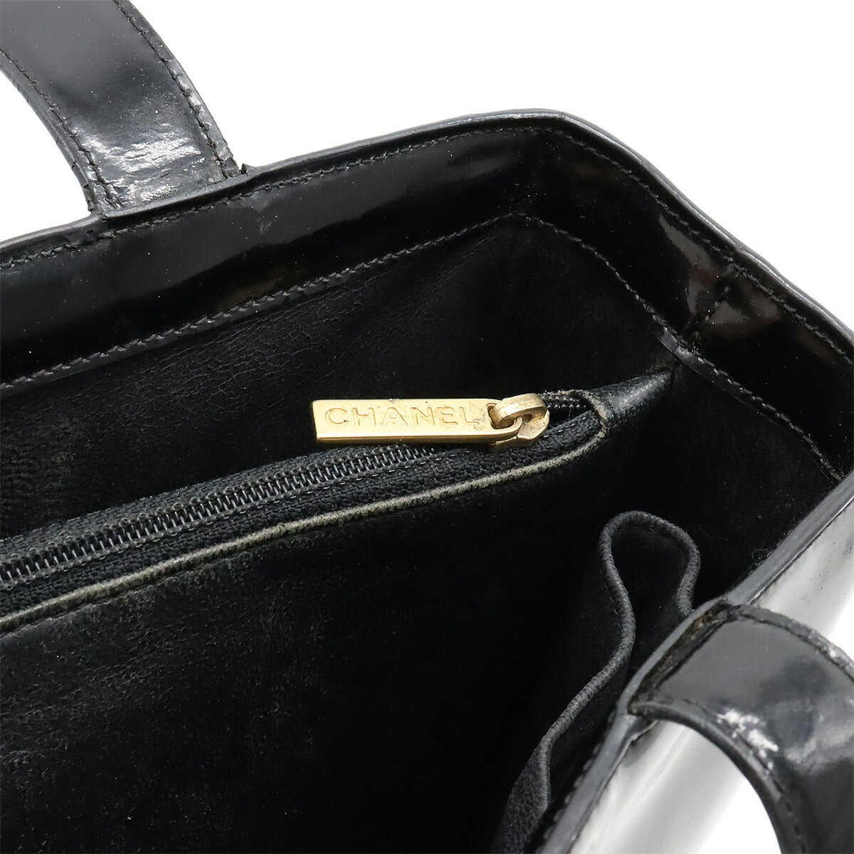 Top Quality Chanel Coco Mark Logo Patent Tote Bag