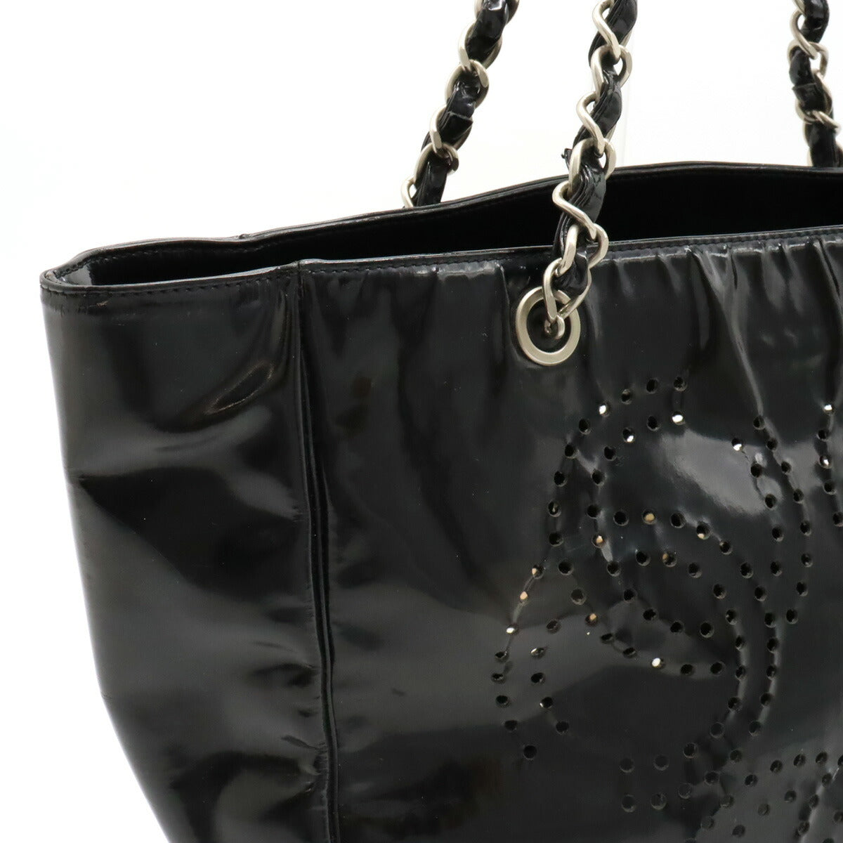 Top Quality Chanel Triple Coco Mark Chain Shoulder Bag Black