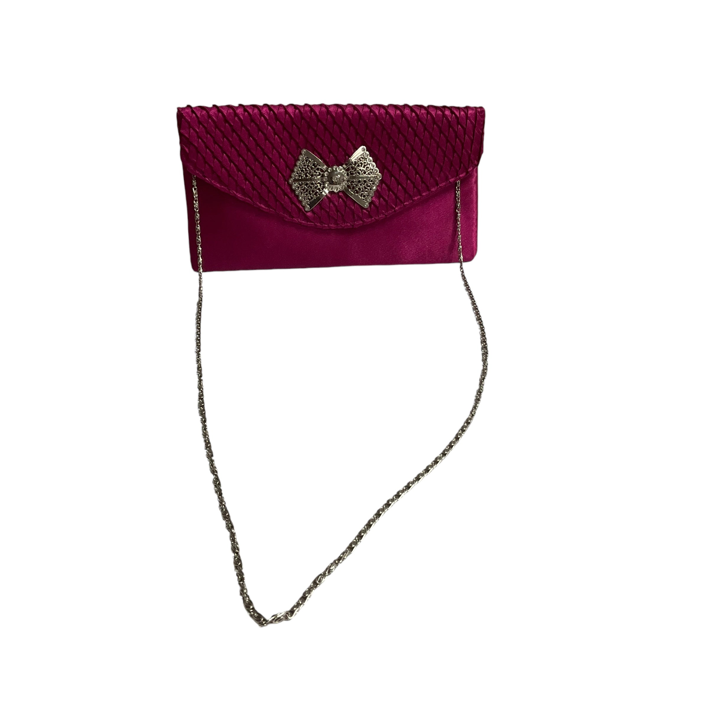 CLUTCH in PINK. Size: MEDIUM