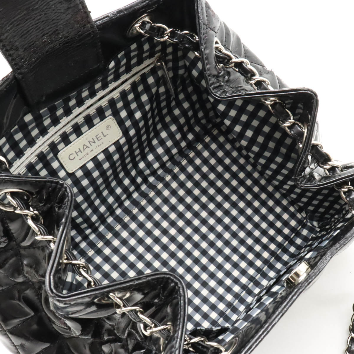 Top Quality Chanel Patent Leather Chain Shoulder Bag