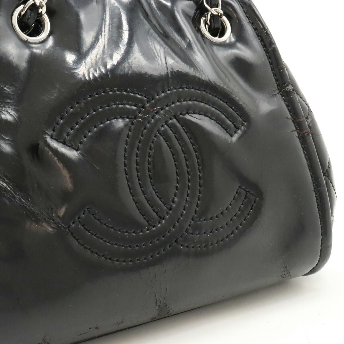 Top Quality Chanel Patent Leather Chain Shoulder Bag