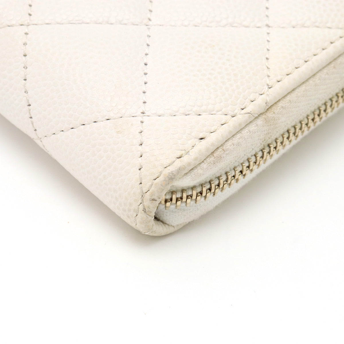 Top Quality Chanel Caviar Matelasse Small Zip Wallet