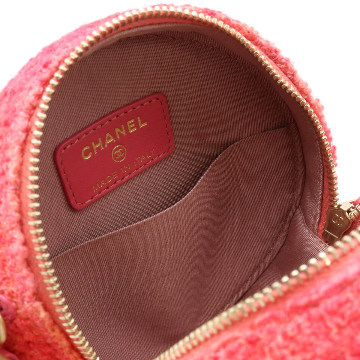 Top Quality Chanel Tweed CHANEL19 Round Chain Shoulder Bag AP0945