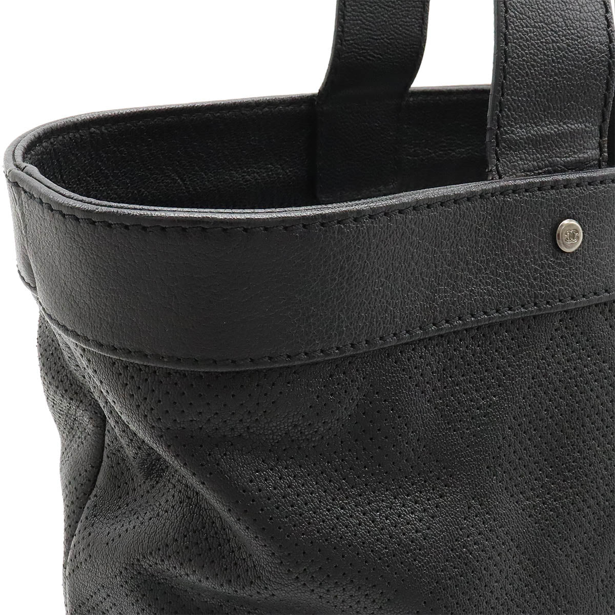 Top Quality Chanel Coco Mark Mesh Leather Tote Bag A33936