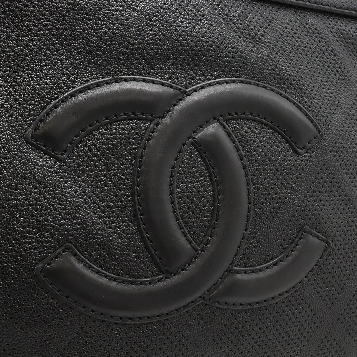 Top Quality Chanel Coco Mark Mesh Leather Tote Bag A33936