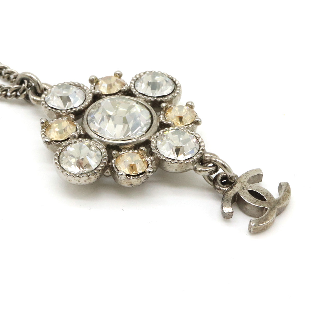 Top Quality Chanel Coco Mark Rhinestone Necklace