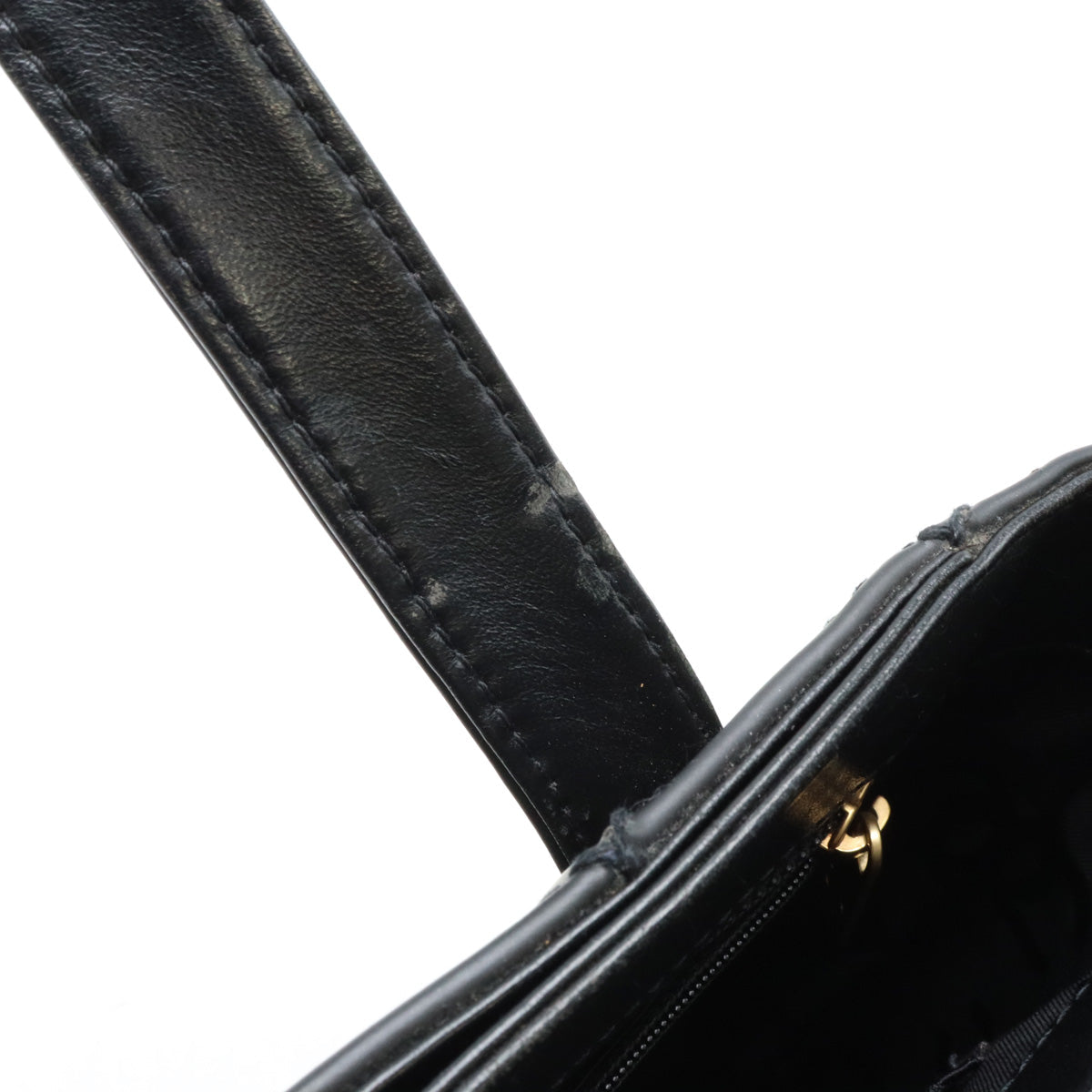 Top Quality Chanel Wild Stitch Leather Tote Bag Black