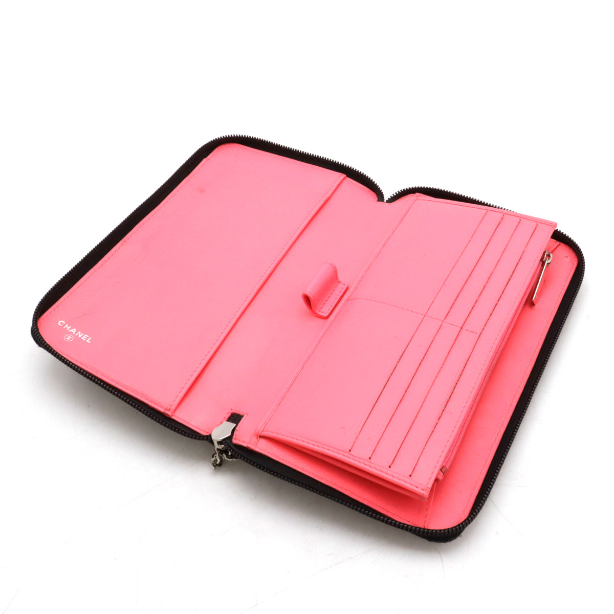 Top Quality Chanel Cambon Line Coco Mark Leather/Enamel Organizer Wallet A48660
