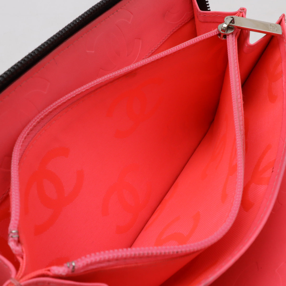Top Quality Chanel Cambon Line Coco Mark Leather/Enamel Organizer Wallet A48660
