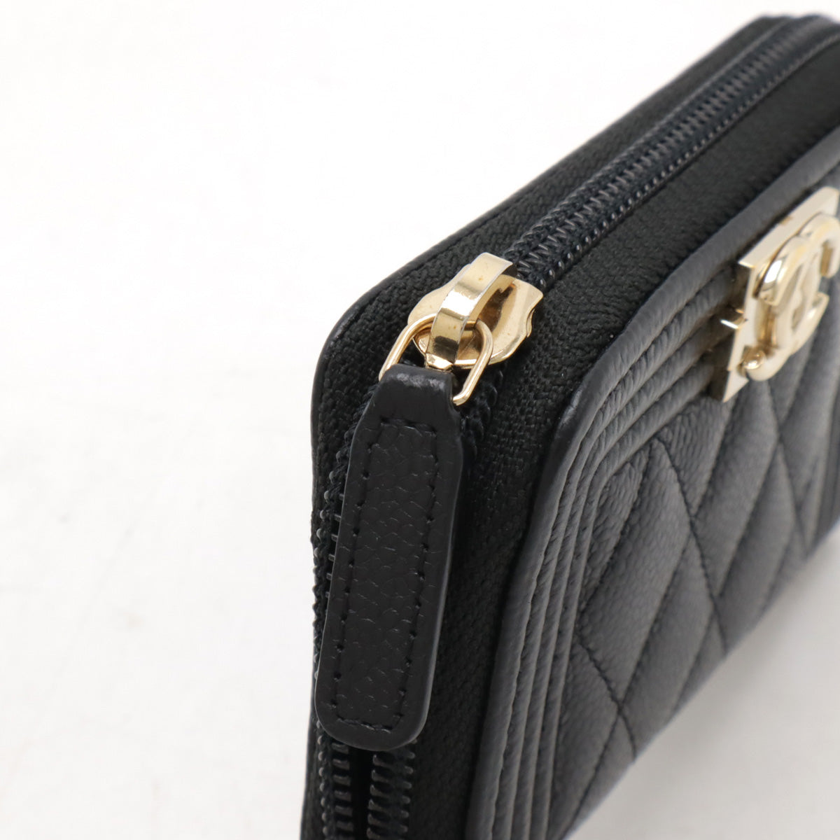 Top Quality Chanel BOY Top Quality Chanel Caviar Leather Coin Case A80602