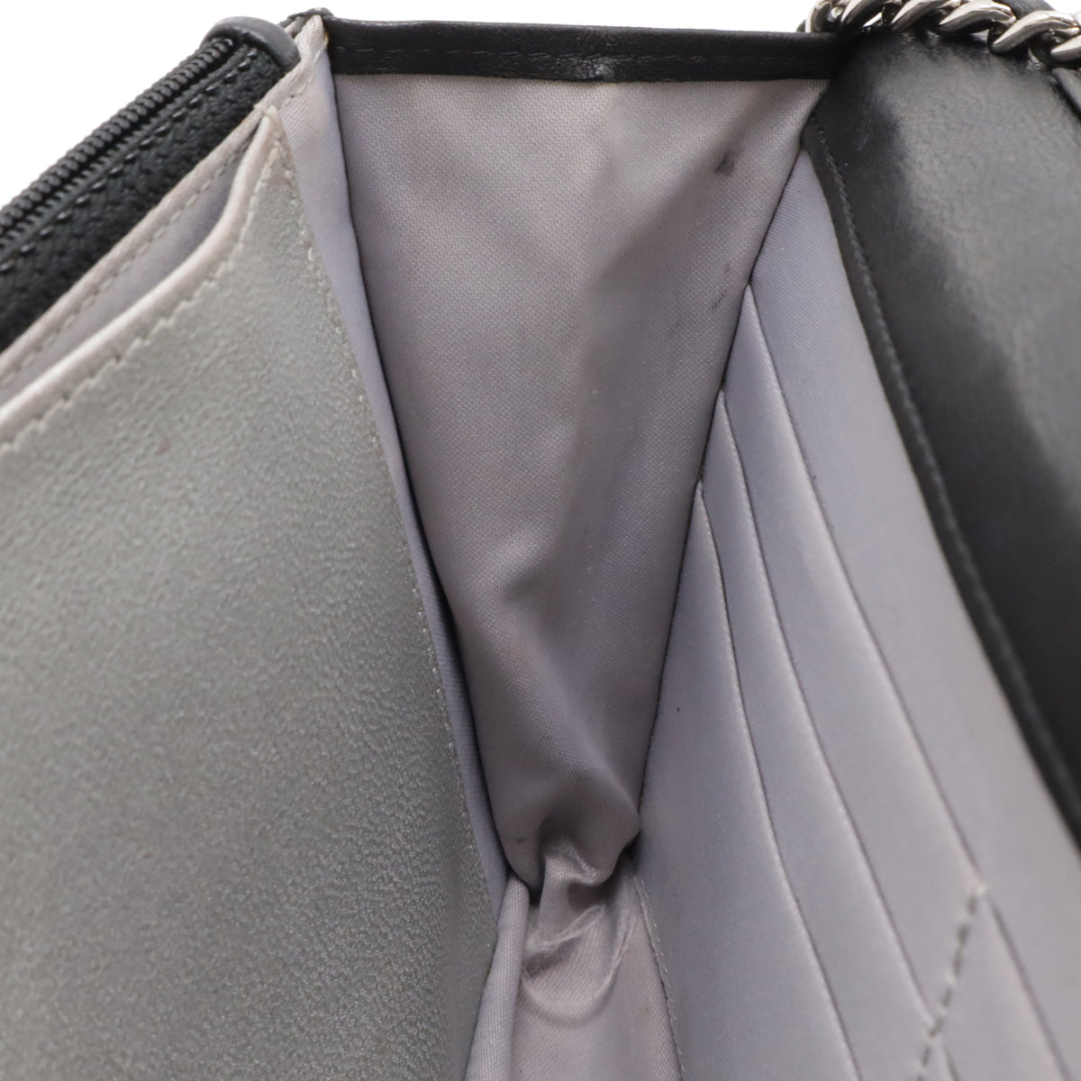 Top Quality Chanel Camellia Chain Wallet Black Leather