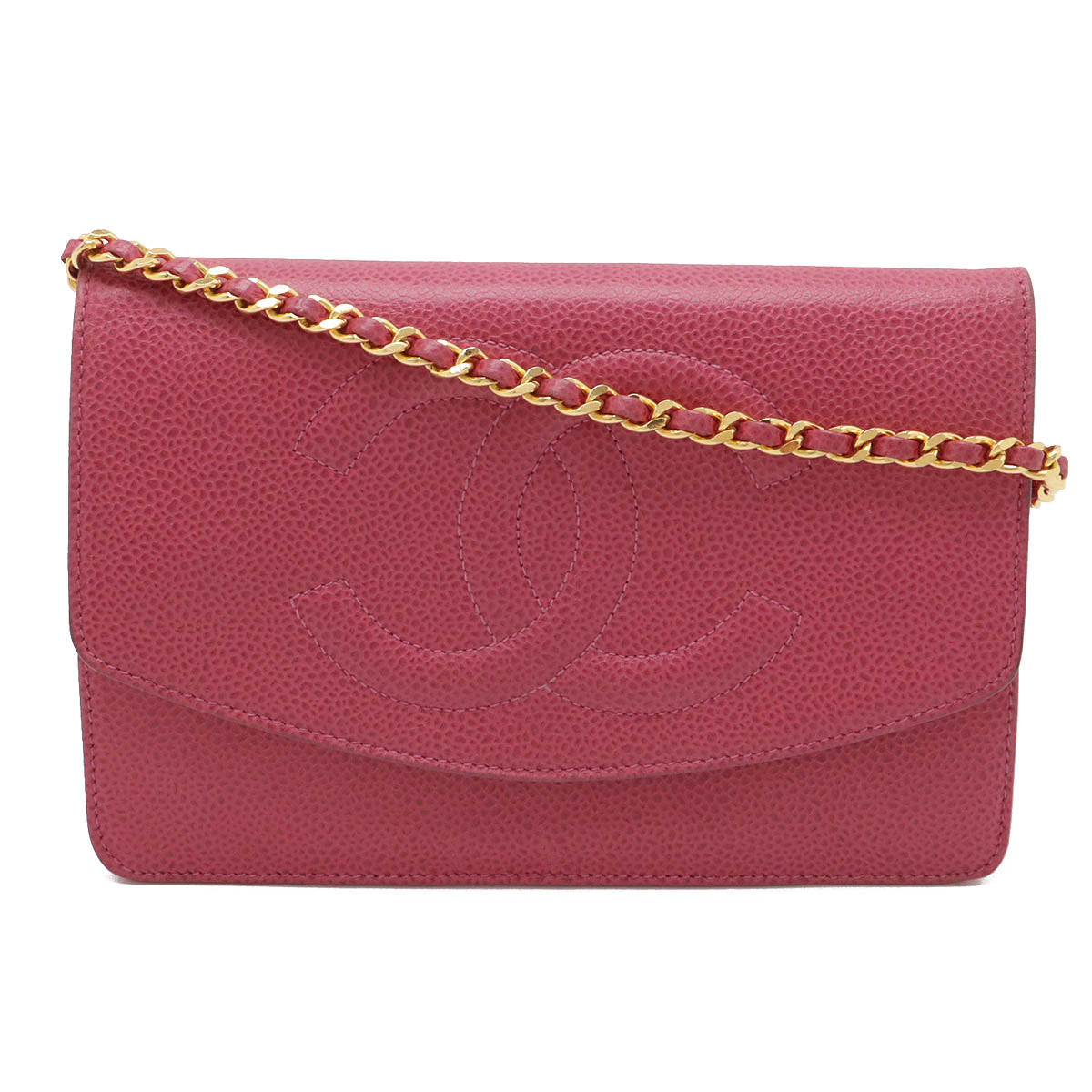 Top Quality Chanel Caviar Chain Wallet Shoulder Bag