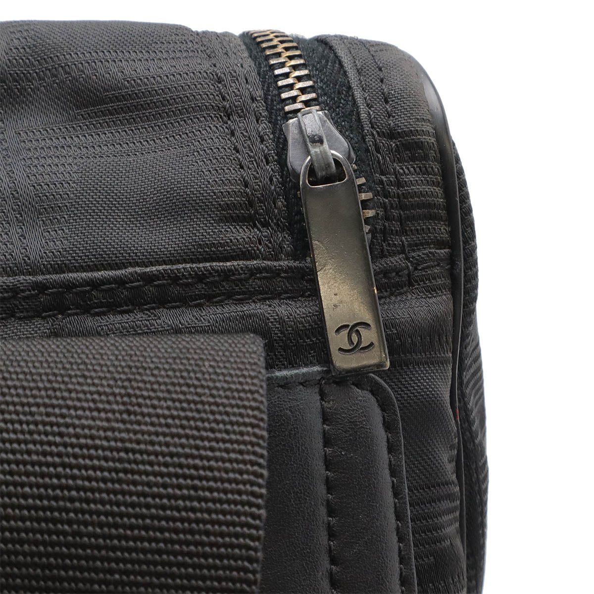 Top Quality Chanel Nylon Jacquard Leather Backpack A15958