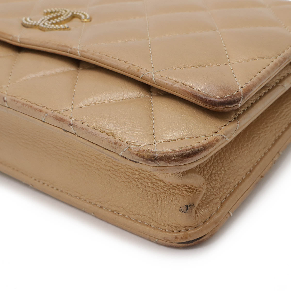 Top Quality Chanel Matelasse Coco Mark Chain Wallet Crossbody
