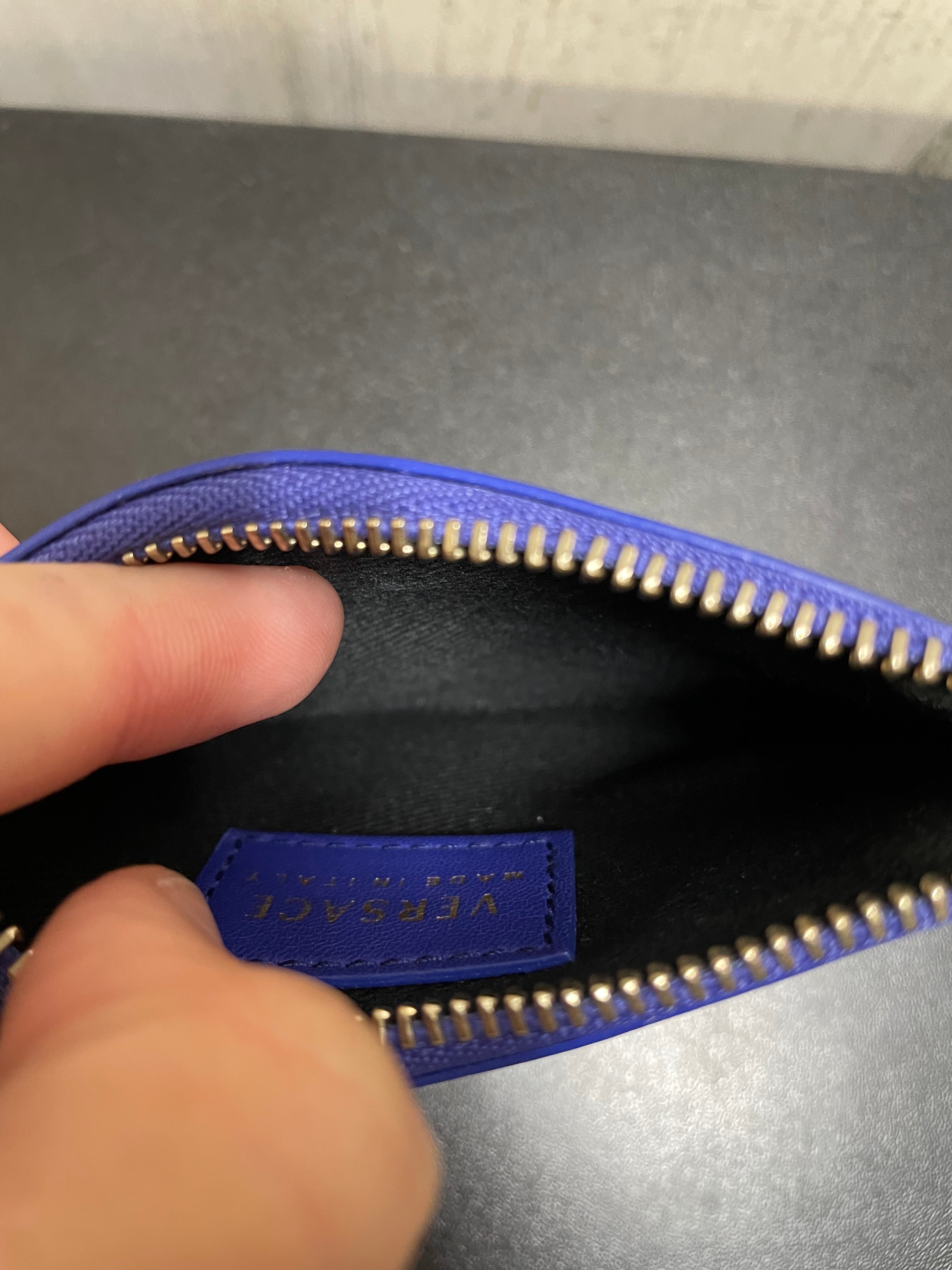Coin Purse Luxury Designer Versace. Size Small
