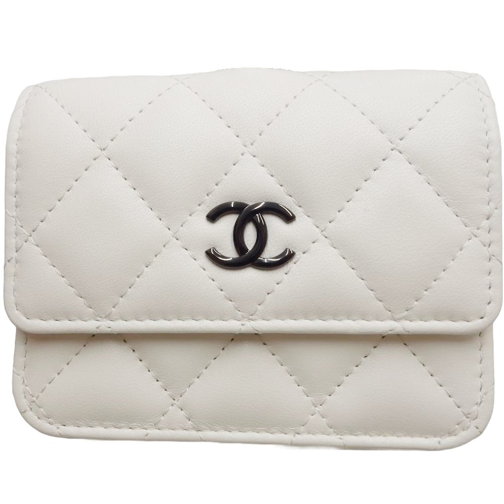 Top Quality Chanel Lambskin Matelasse Card Case