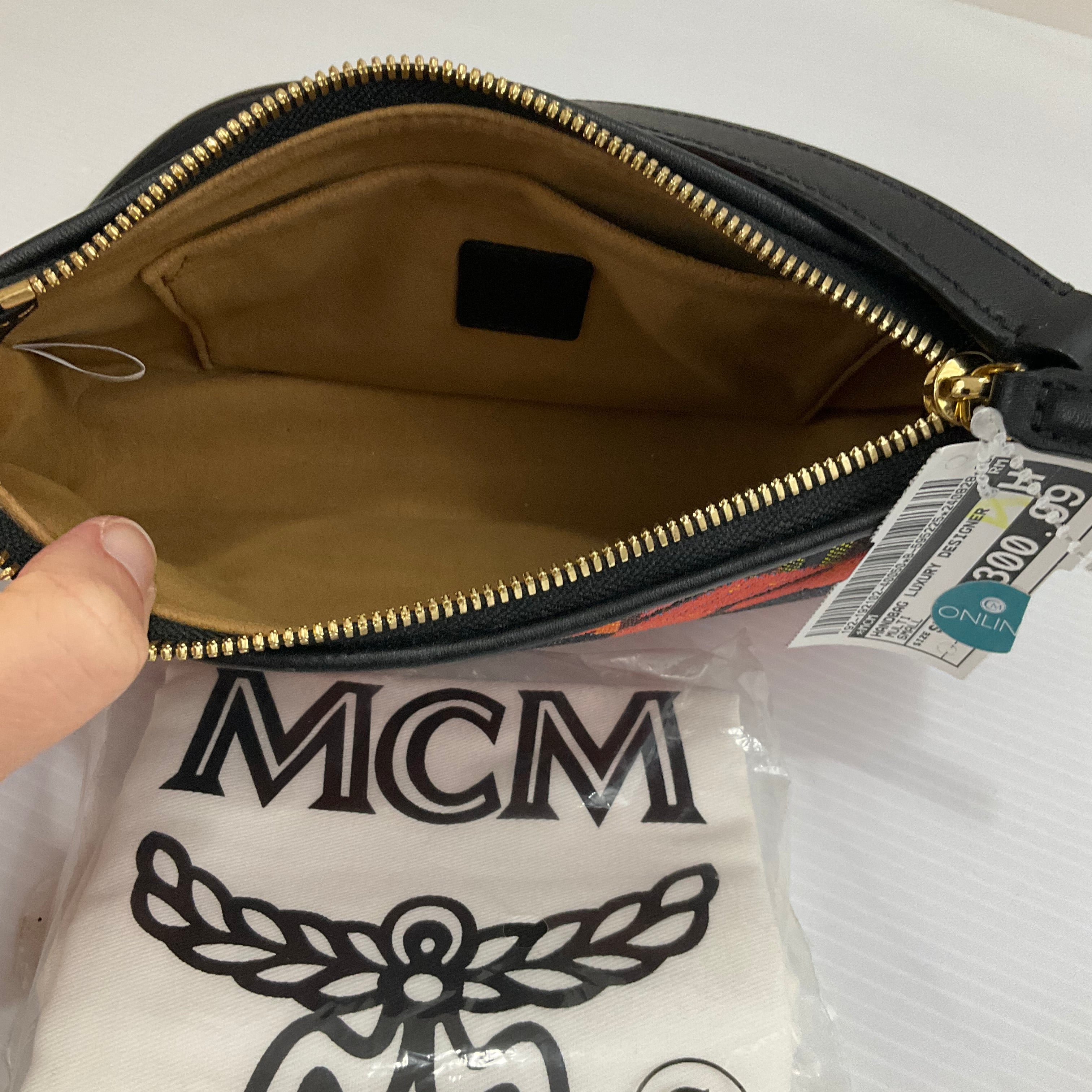 Handbag Luxury Designer By Mcm. Size: Small