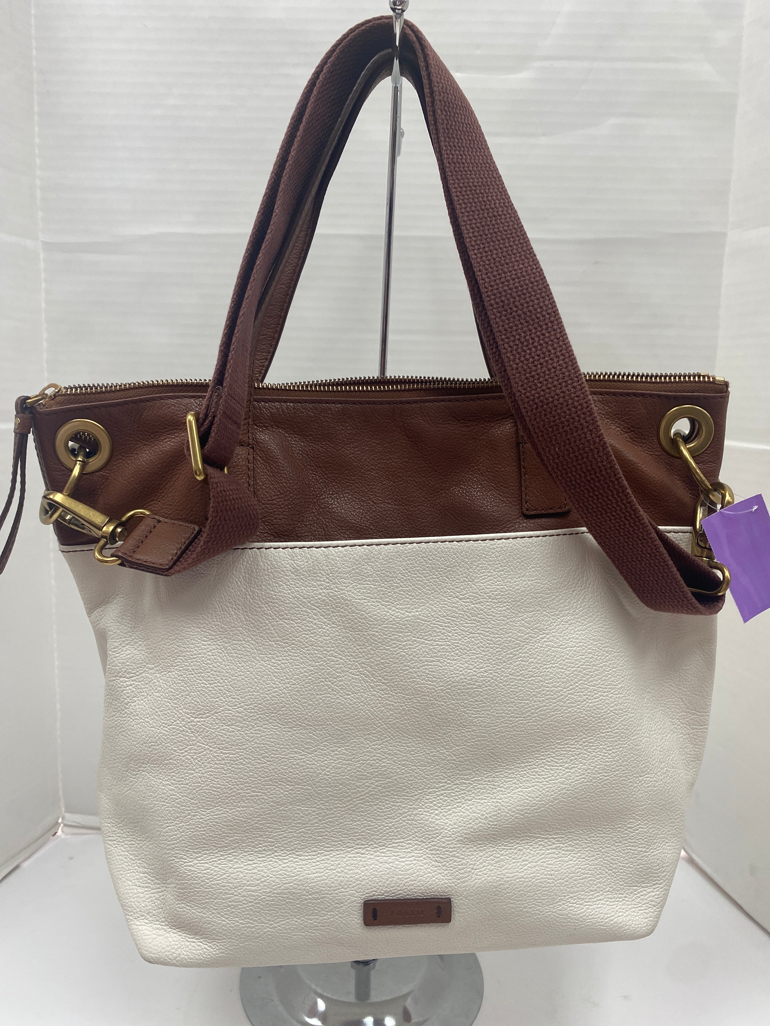 Handbag Leather Fossil. Size Large