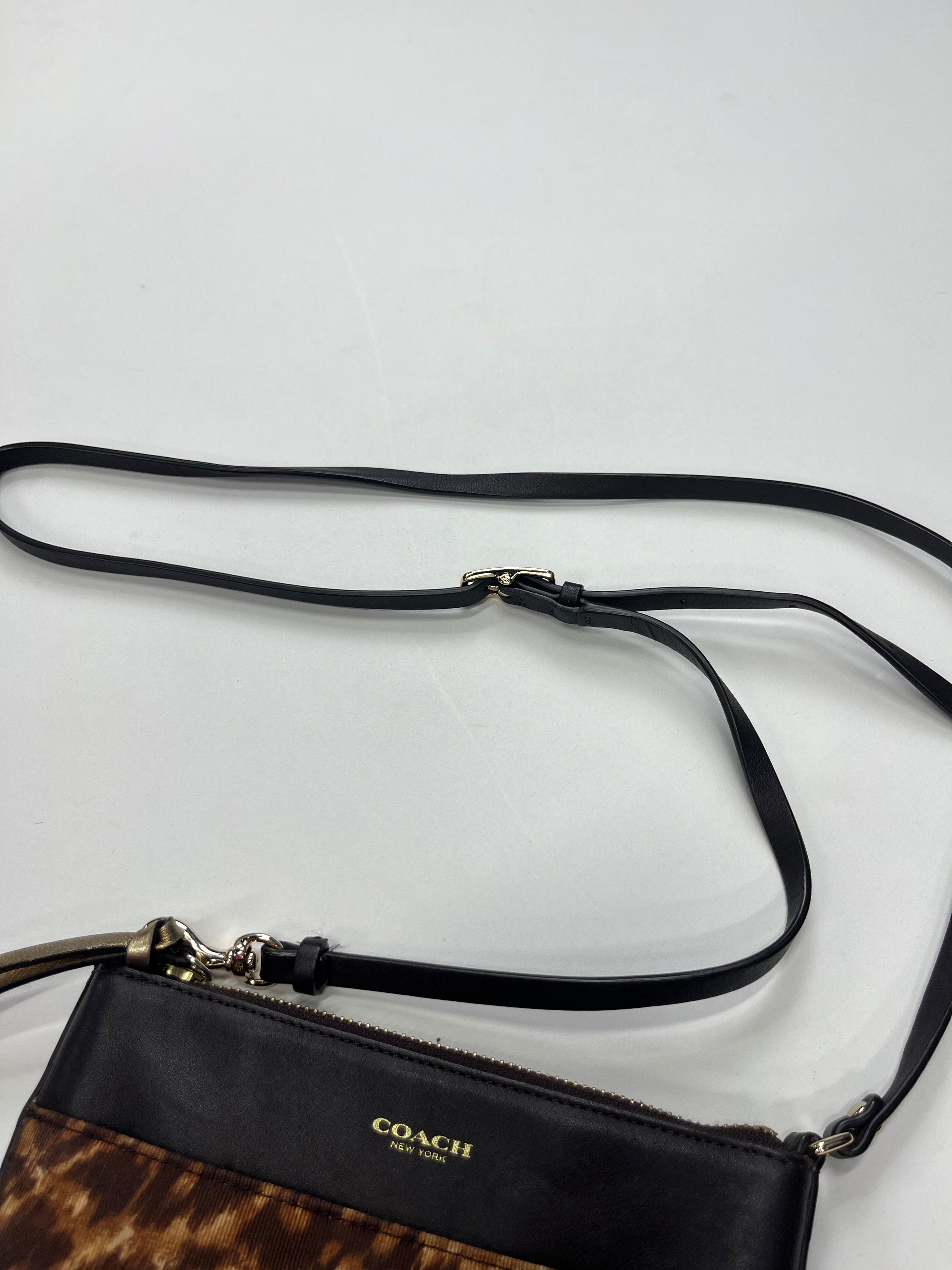 Animal Print Handbag Designer Coach. Size Medium